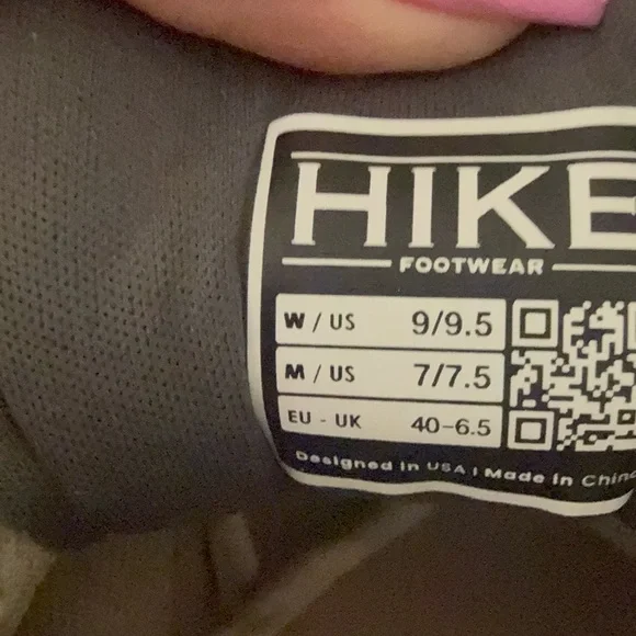Hike footwear Women's Beige Sneakers Zero Drop Sole size 9/9.5 - Picture 11 of 16